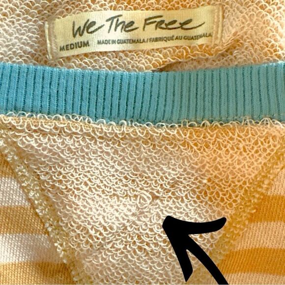 Free People Classic Striped Crewneck Sweatshirt - Picture 13 of 15